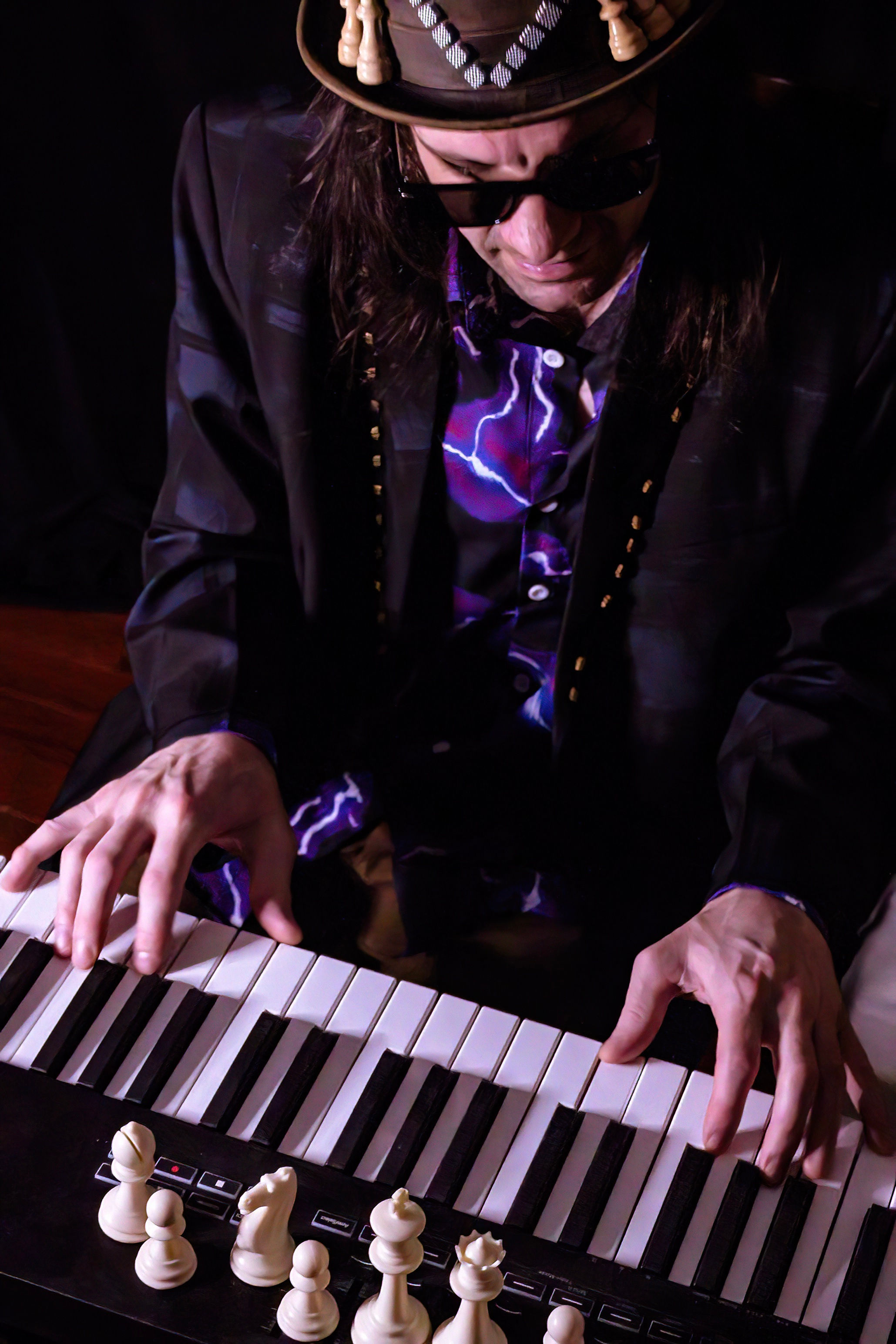 Matt at the keyboard